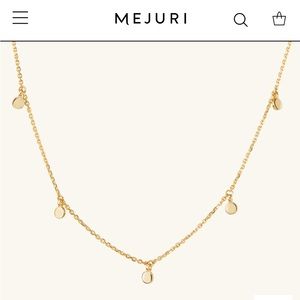 [Mejuri] dot necklace